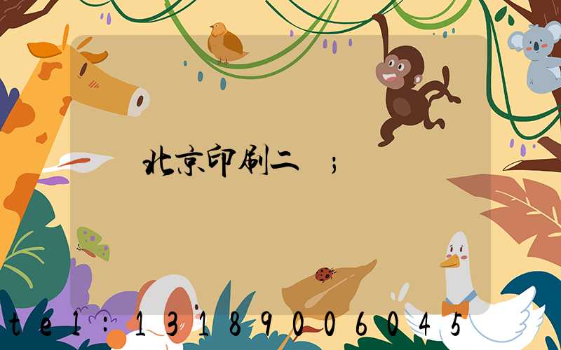 北京印刷二廠