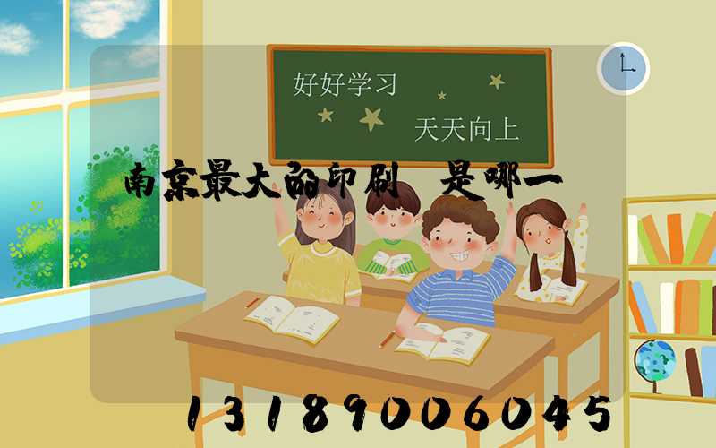 南京最大的印刷廠是哪一個(gè)
