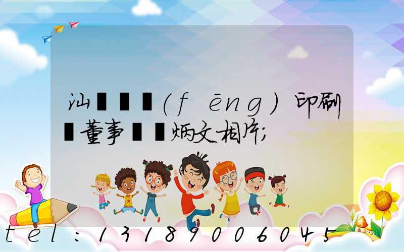 汕頭東風(fēng)印刷廠董事長黃炳文相片